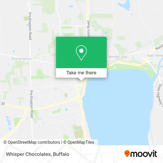 Whisper Chocolates map