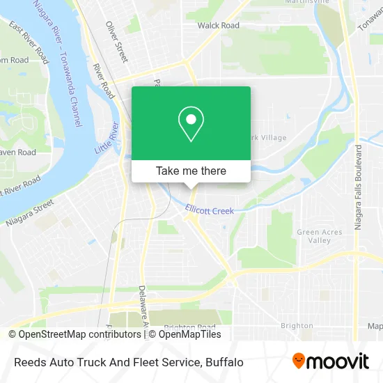 Reeds Auto Truck And Fleet Service map