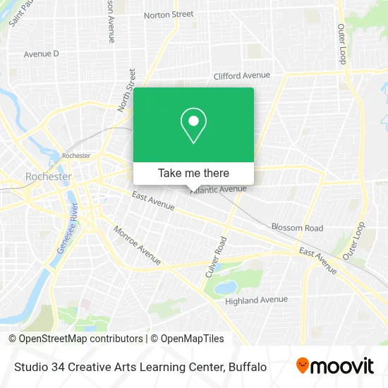 Studio 34 Creative Arts Learning Center map