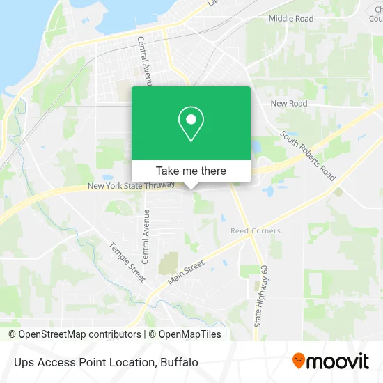 Ups Access Point Location map