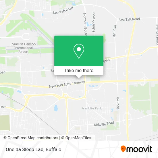 Oneida Sleep Lab map
