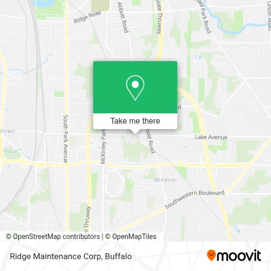 Ridge Maintenance Corp map