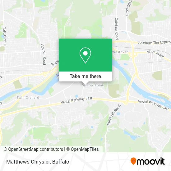 Matthews Chrysler map