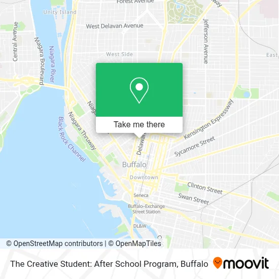 The Creative Student: After School Program map