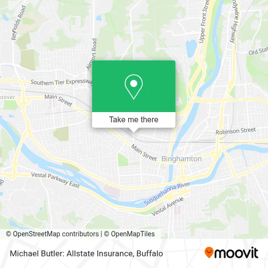 Michael Butler: Allstate Insurance map