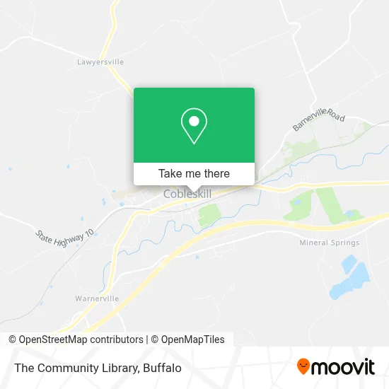 The Community Library map
