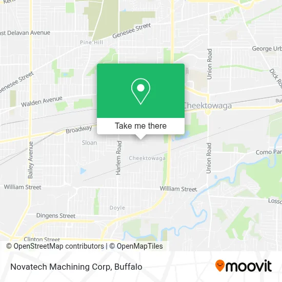 Novatech Machining Corp map
