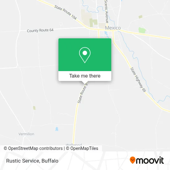Rustic Service map