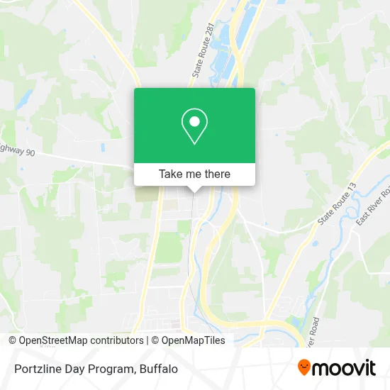 Portzline Day Program map