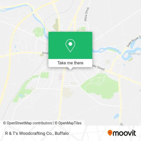 R & T's Woodcrafting Co. map