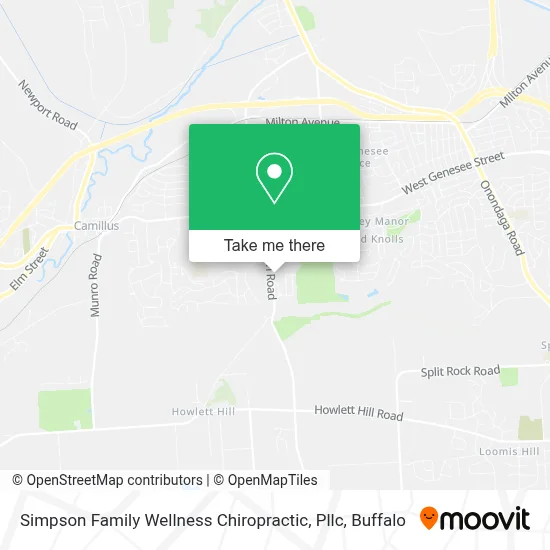 Simpson Family Wellness Chiropractic, Pllc map