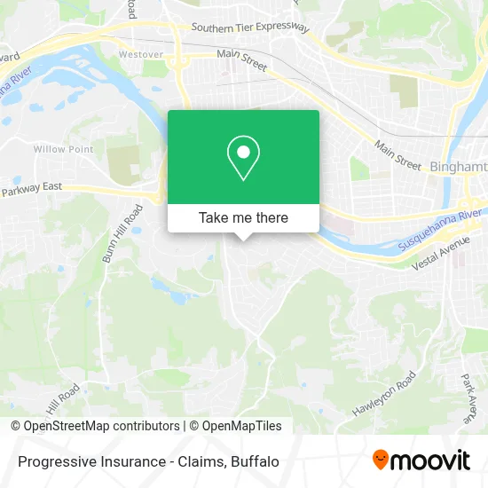 Progressive Insurance - Claims map
