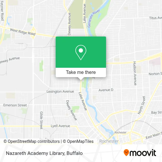Nazareth Academy Library map