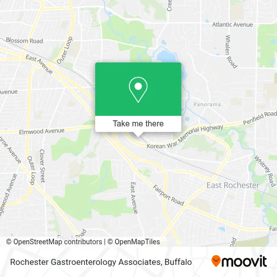 Rochester Gastroenterology Associates map