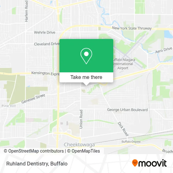 Ruhland Dentistry map