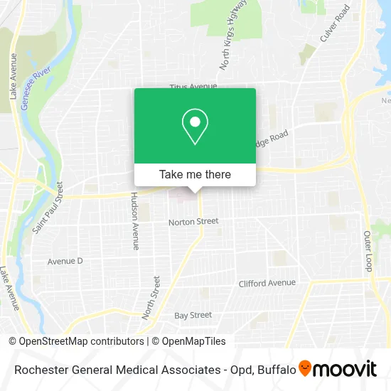 Rochester General Medical Associates - Opd map