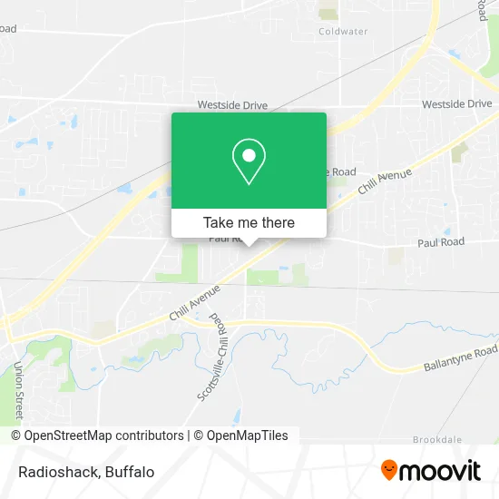 Radioshack map