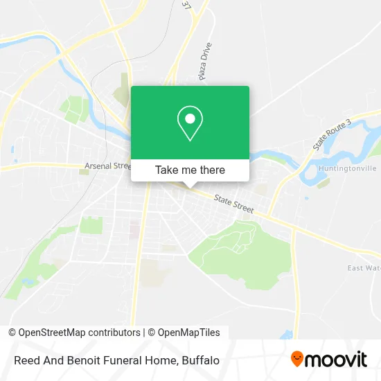 Reed And Benoit Funeral Home map