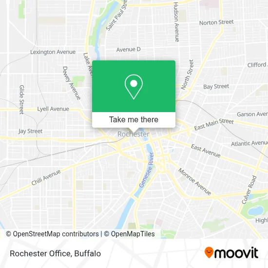Rochester Office map