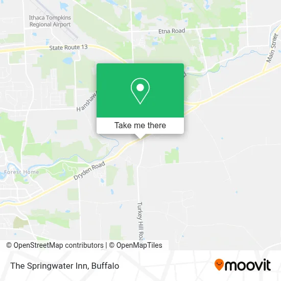 The Springwater Inn map