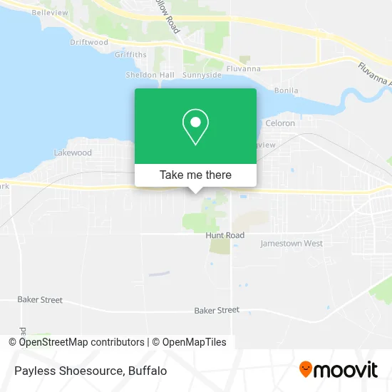 Payless Shoesource map