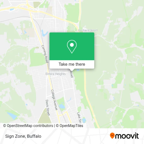 Sign Zone map