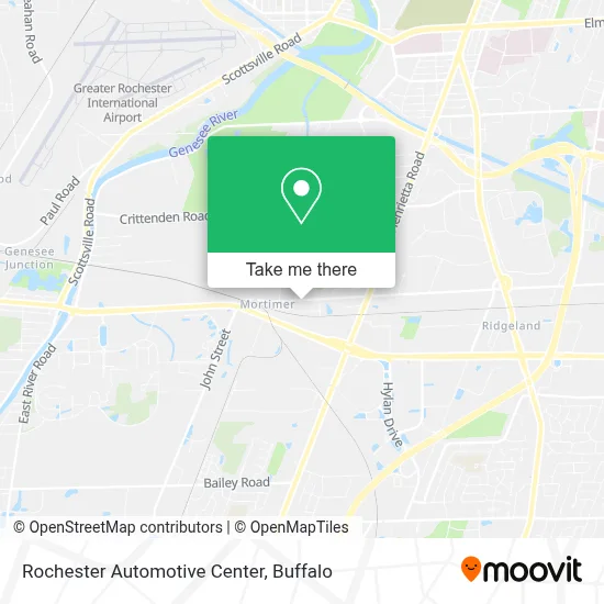 Rochester Automotive Center map
