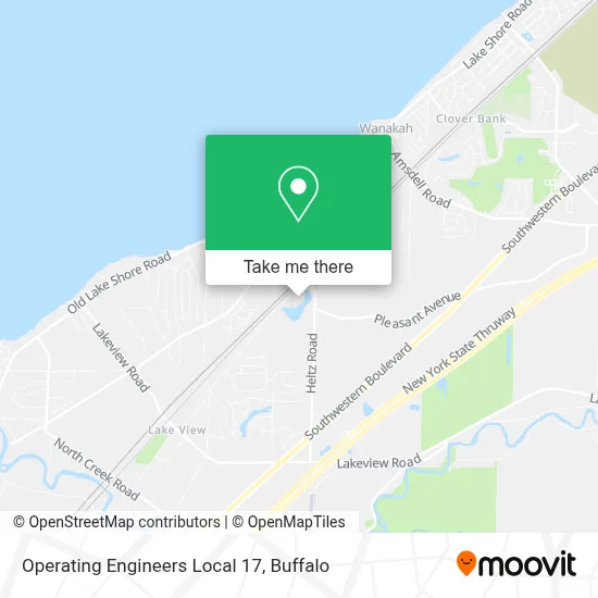 Operating Engineers Local 17 map