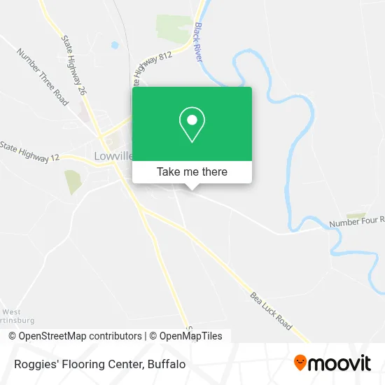 Roggies' Flooring Center map