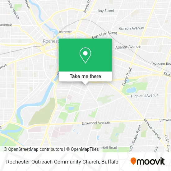 Rochester Outreach Community Church map
