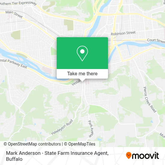 Mark Anderson - State Farm Insurance Agent map