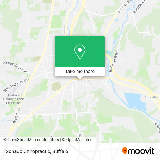 Schaub Chiropractic map