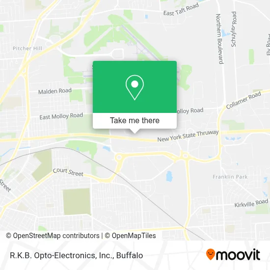 R.K.B. Opto-Electronics, Inc. map