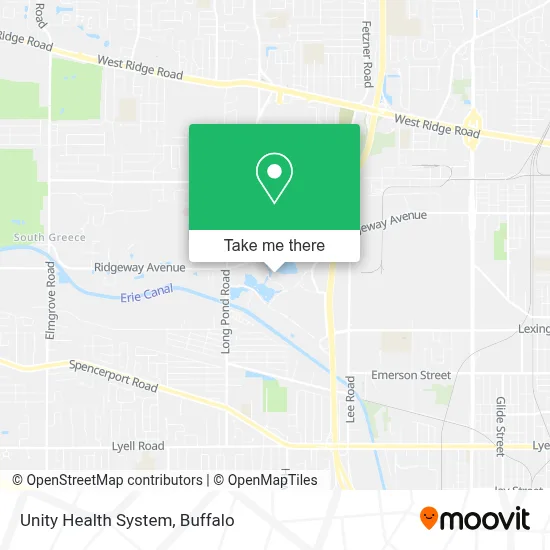 Unity Health System map