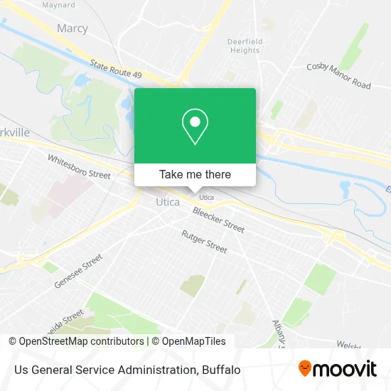 Us General Service Administration map