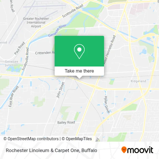 Rochester Linoleum & Carpet One map