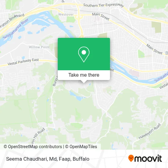 Seema Chaudhari, Md, Faap map