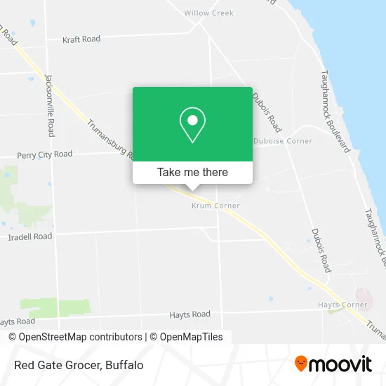 Red Gate Grocer map