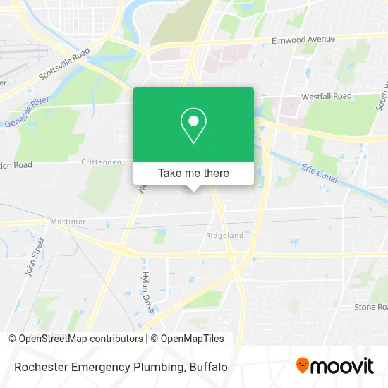 Rochester Emergency Plumbing map