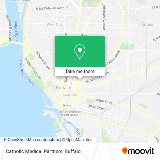 Catholic Medical Partners map
