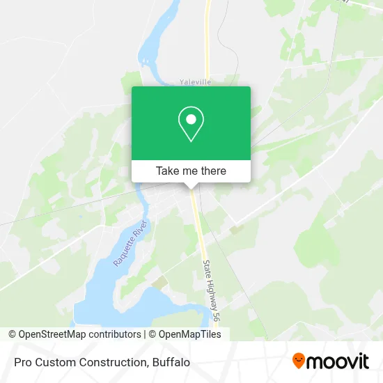 Pro Custom Construction map