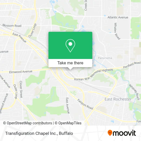 Transfiguration Chapel Inc. map