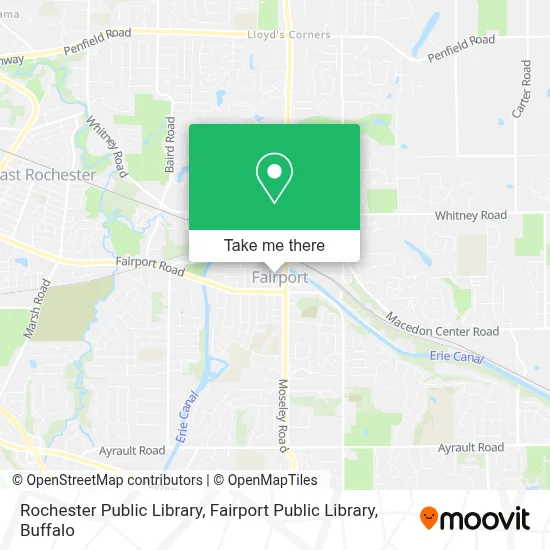 Rochester Public Library, Fairport Public Library map