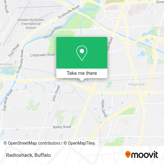 Radioshack map