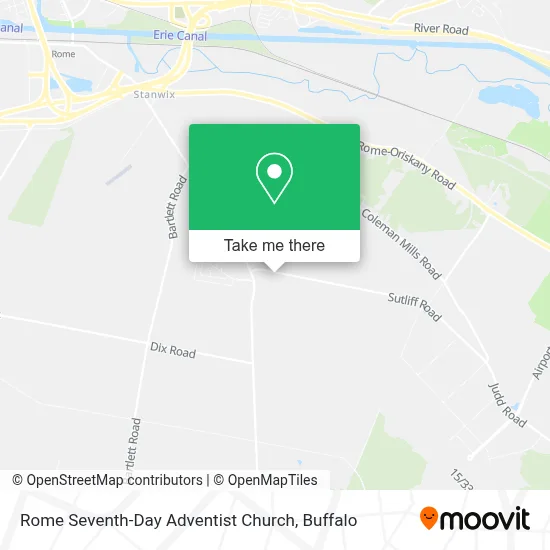 Rome Seventh-Day Adventist Church map