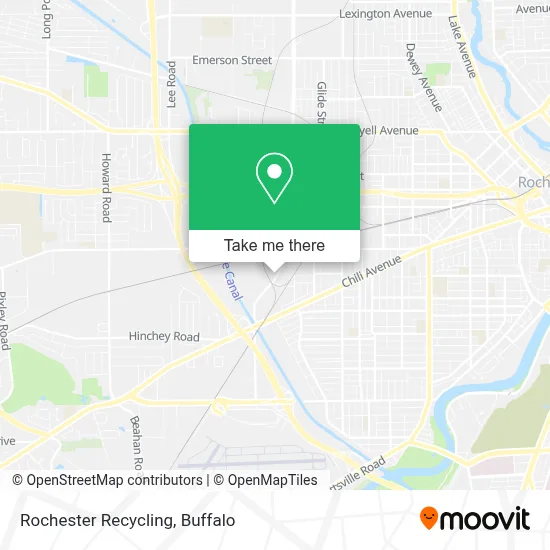 Rochester Recycling map
