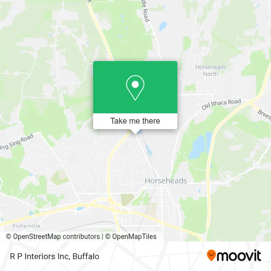 R P Interiors Inc map