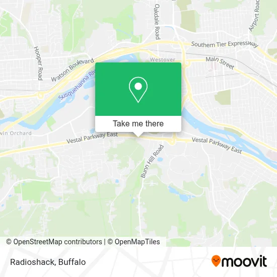 Radioshack map