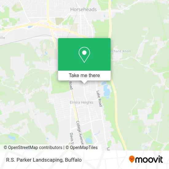 R.S. Parker Landscaping map