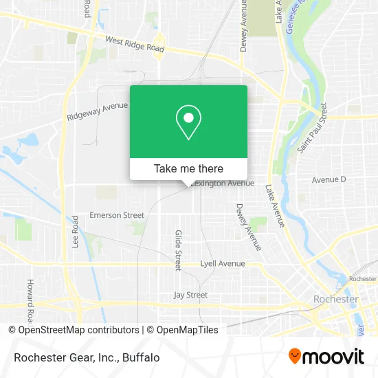 Rochester Gear, Inc. map
